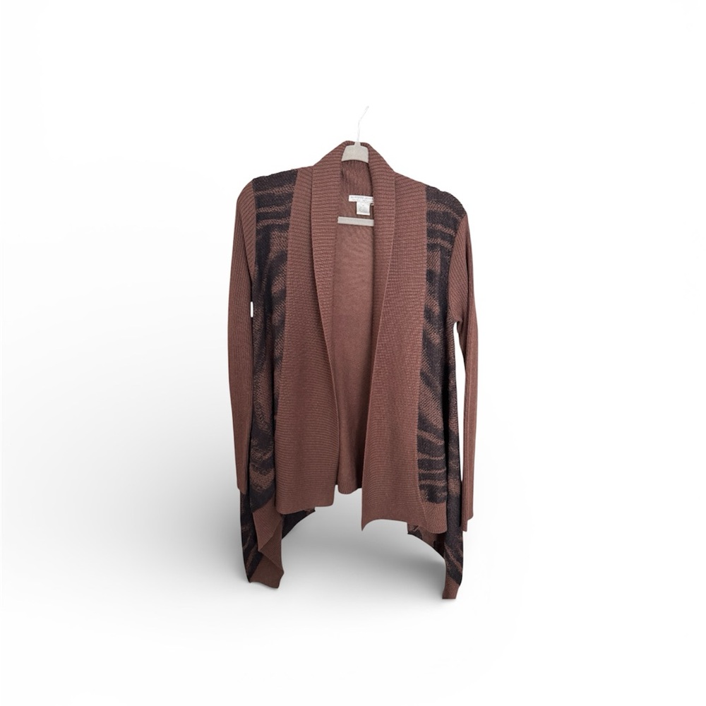 Alberto Makali Brown and Black Cardigan